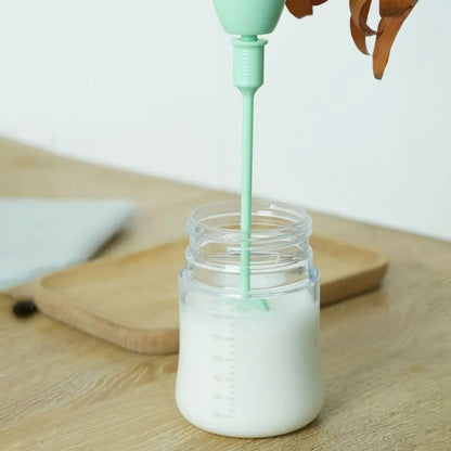 Electric Silicone Baby Bottle Brush Set – Straw & Nipple Cleaner, Waterproof, Long Handled