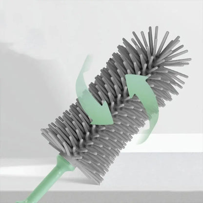 Electric Silicone Baby Bottle Brush Set – Straw & Nipple Cleaner, Waterproof, Long Handled